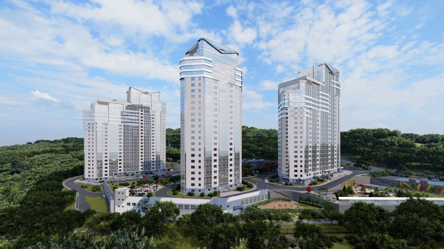 1-комнатная, 49.54 м² в Чайка